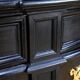Sideboard of Blackened Oak Paneling, Regency style – Late 19th century