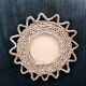 Miroir soleil rotin vintage 40cm