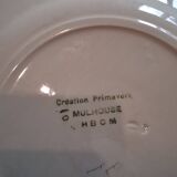 HBCM porcelain plate "Mulhouse" in very good condition.
