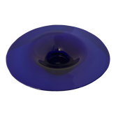 Vide poche coupe vintage en pâte de verre bleue