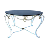 Wrought iron coffee table