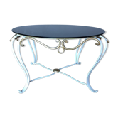 Table basse en fer forgé