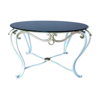 Wrought iron coffee table