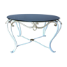 Wrought iron coffee table