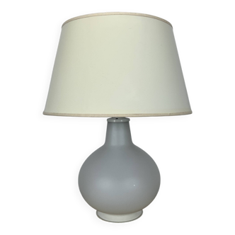 Opaline lamp from the 70s by Verre Lumière