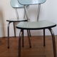 Lot de 2 chaises formica