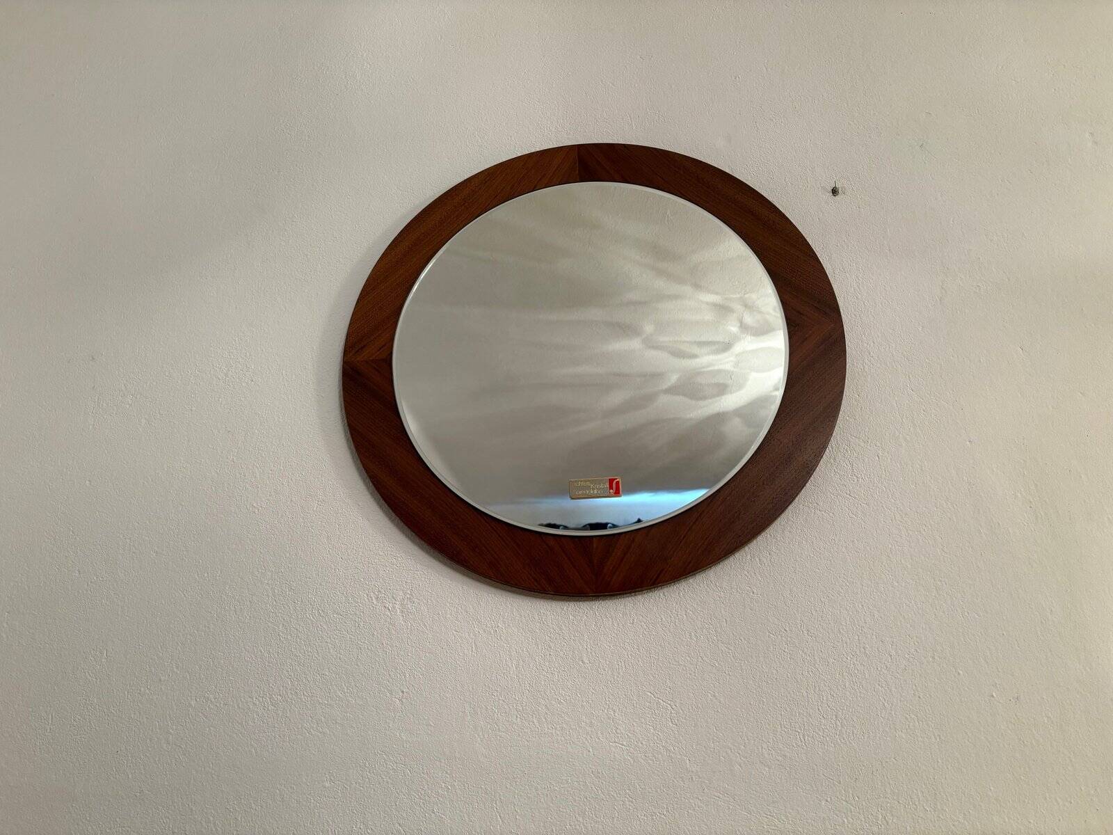 Scandinavian style crystal mirror, Germany, 1970s
