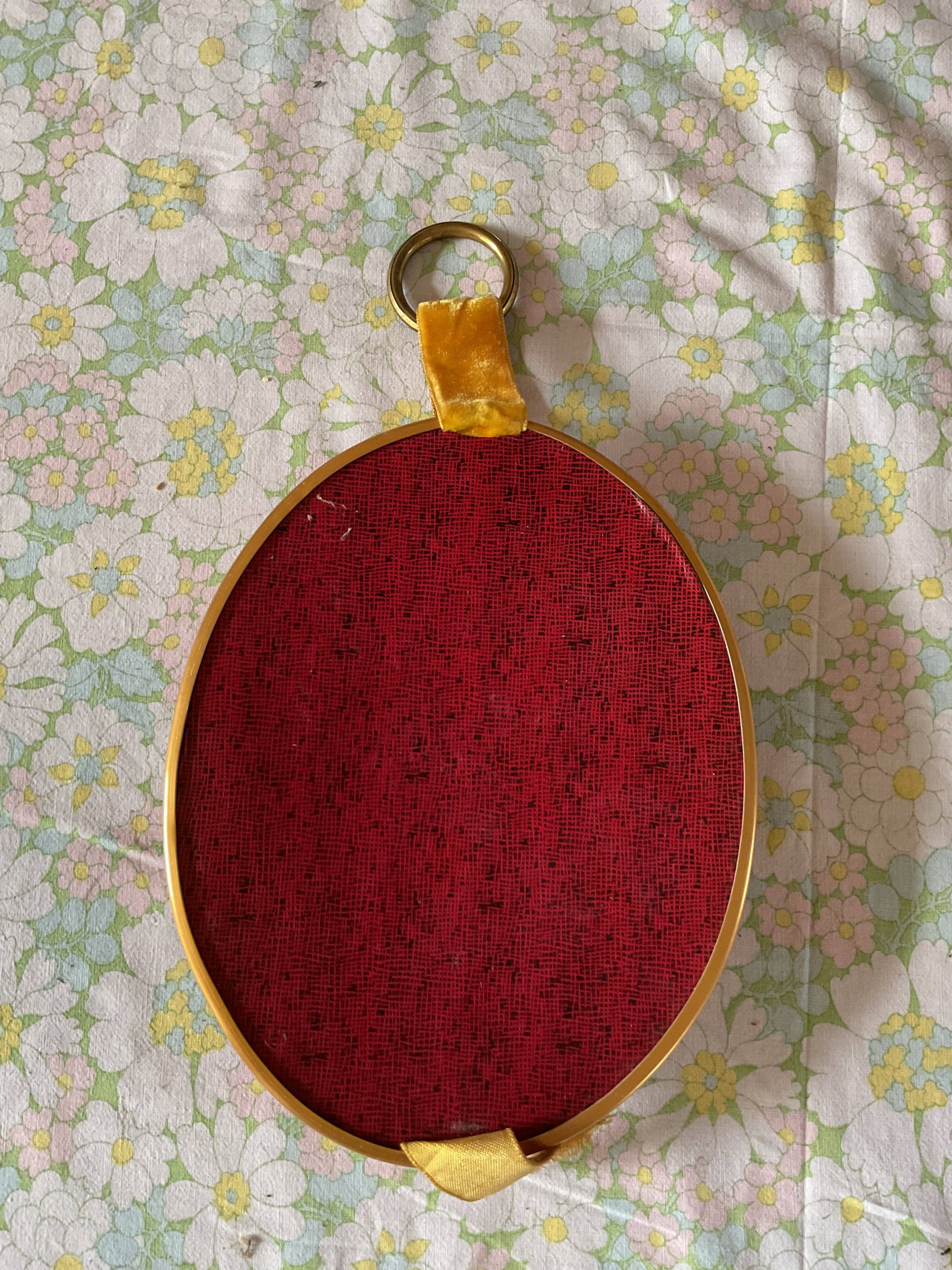 Naturalized butterfly curved glass frame