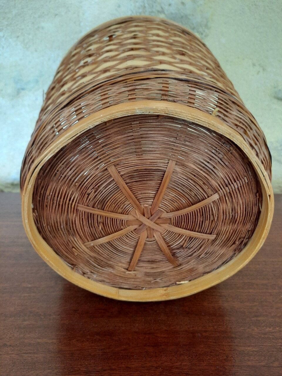 Cache-pot osier tressé
