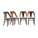Set of 4 A-1411 FAMEG chairs from the 1950s.