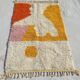 Unique Moroccan rug in natural wool 3x2 m