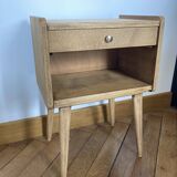 Bedside table compass legs