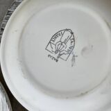 Ensemble assiettes et plats Bazas de Salins 1960