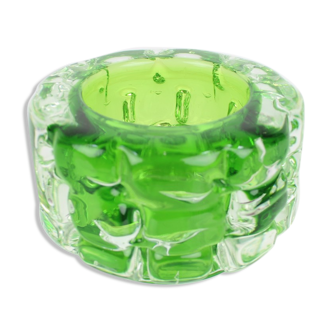 Mid-century glass ashtray designed by František Vizher, 1960