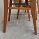 Series of 3 vintage chairs with compass legs - 1950s