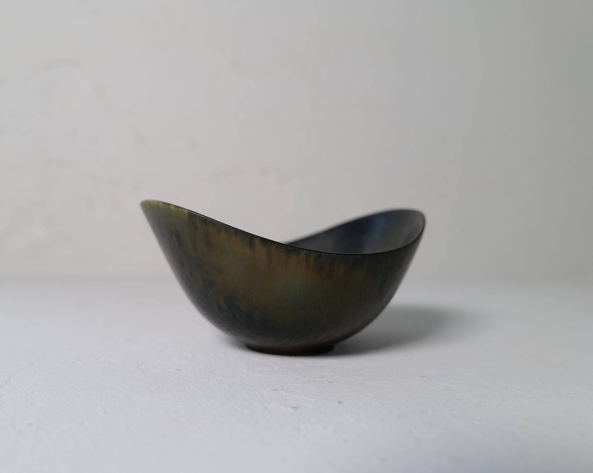 Collection of 3 ceramic vessels by Gunnar Nylund Rörstrand Sweden, 1950s