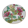 Porcelain plate of Paris floral decorations gold