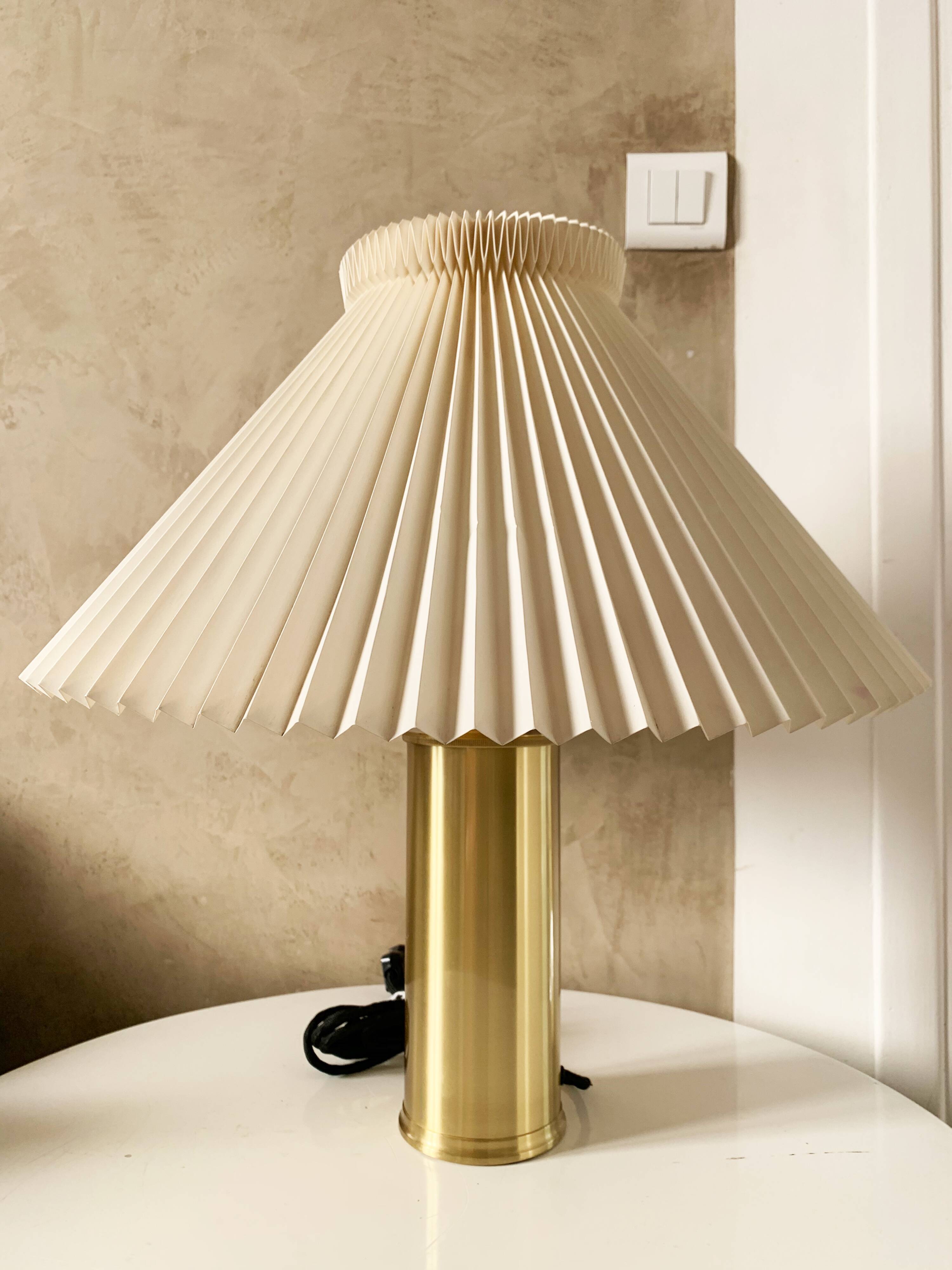 Le Klint, Telescopic Table Lamp Model 344 - Design Gunnar Billmann-Petersen - Brass Office Desk Lamp