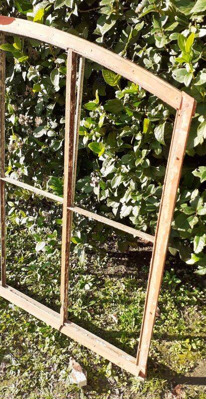 Window L156.2xH119 industrial curved metal glass roof frame