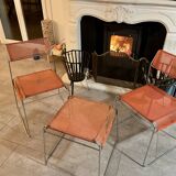 Set of Niels Jorgen Haugesen designer chairs
