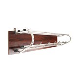 Vintage rosewood coat rack made in the 1960s