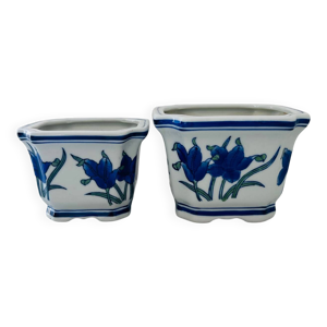 Duo de cache pots décor