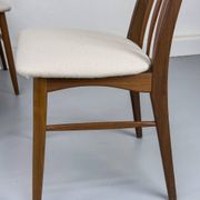 Chaises Eva en Teck par Niels Koefoed pour Koefoeds Hornslet, 1960s, Set de 6