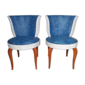 Pair of hairdresser chairs era art deco 1930