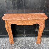 Louis XV style fireplace in red marble from verona