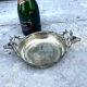 Stag Head Ice Dish Silver Plated Deer Barware