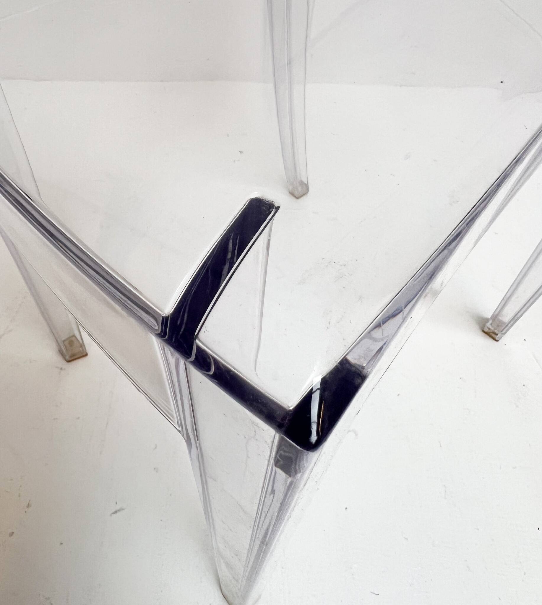 6 Victoria Ghost chairs by Philippe Starck for Kartell, after 2000.