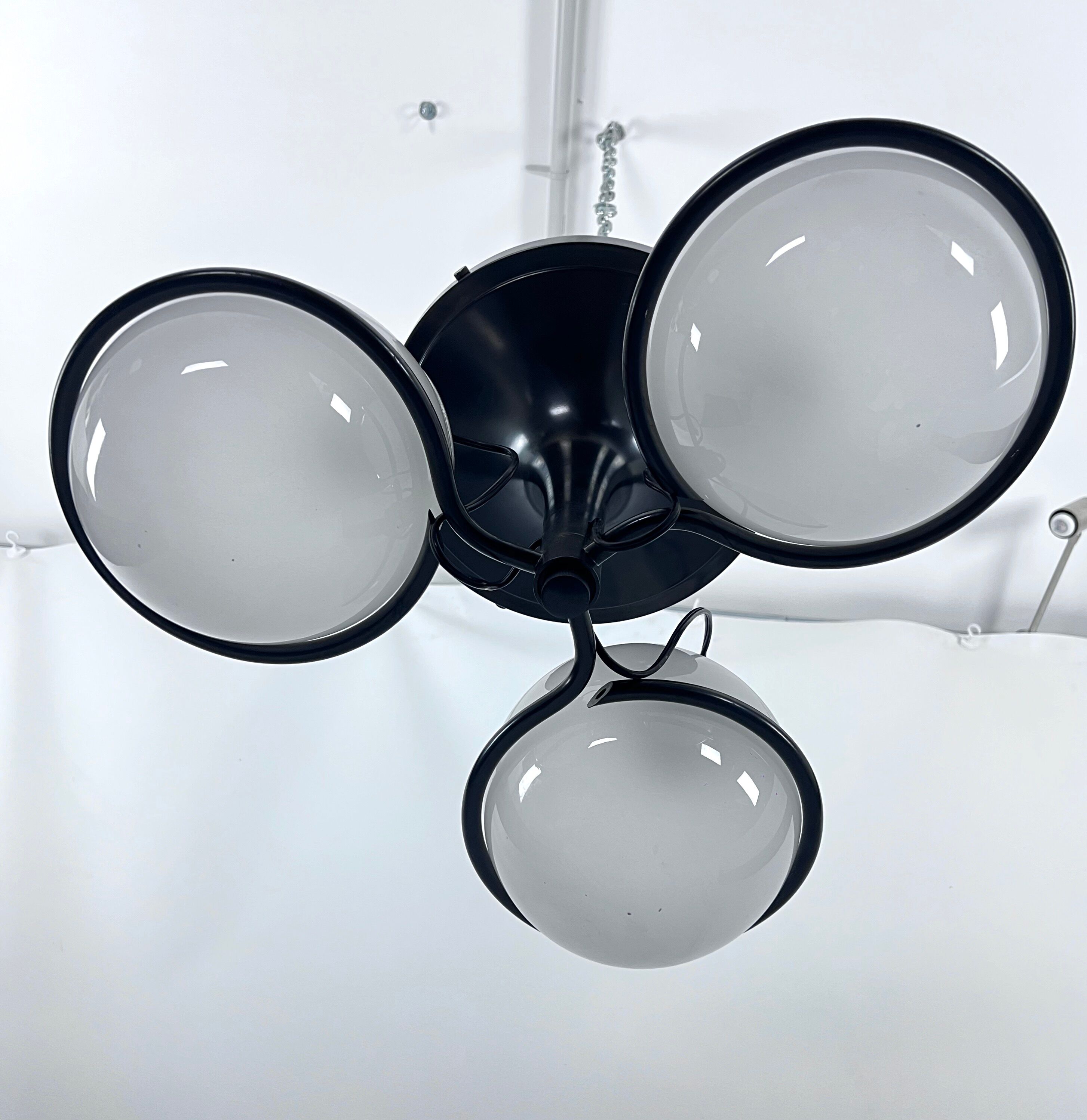 Mid-Century rare early Model 2042/3 Ceiling Lamp by Gino Sarfatti for Arteluce