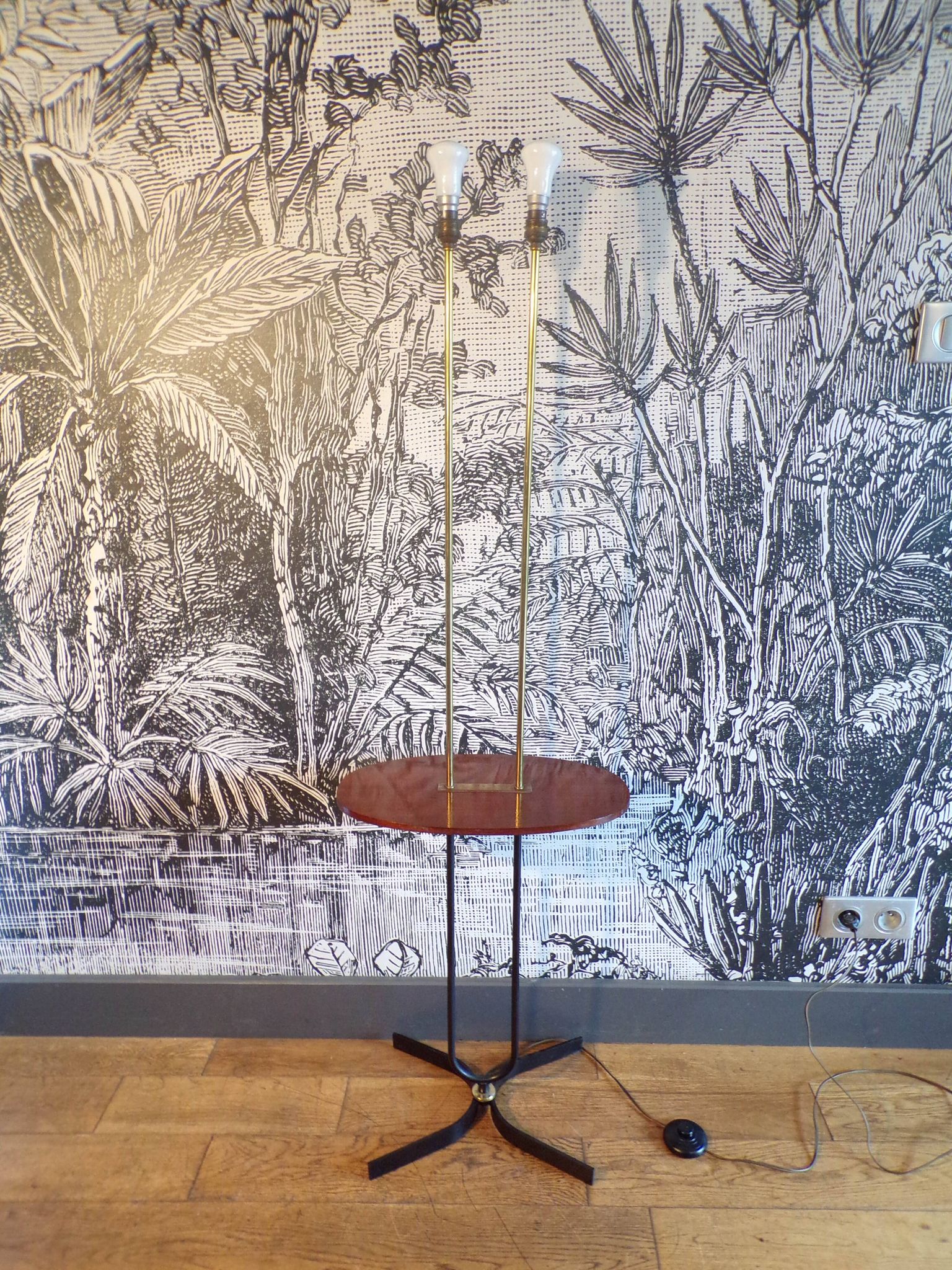 Lampadaire Jean Gandelin 2 feux