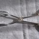 Silver metal cake pinch