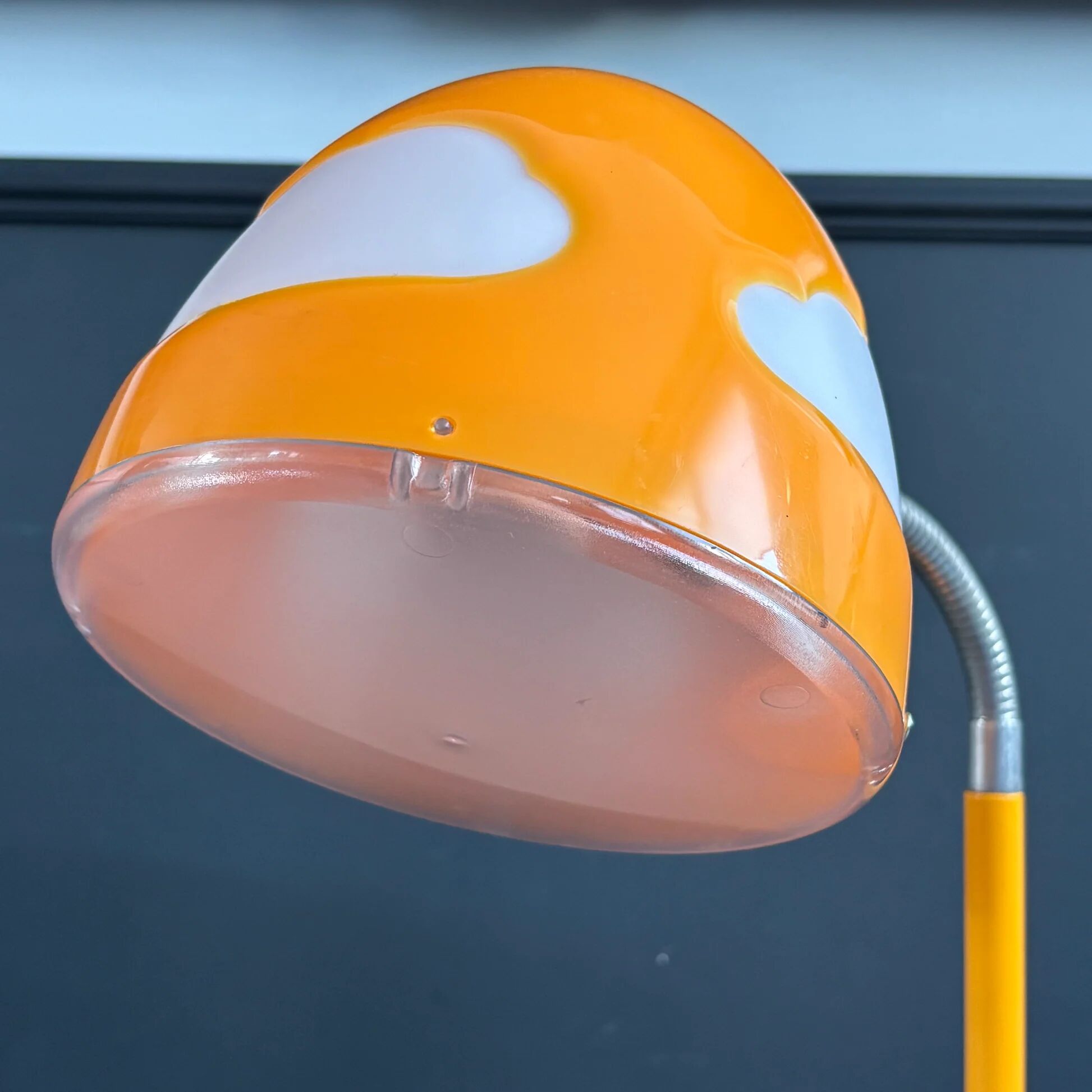 IKEA Skojig orange lamp, by designer Henrik Preutz.