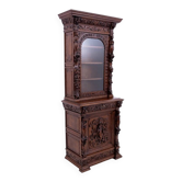 Antique, richly carved sideboard, late 19th century.