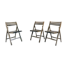 Series of three folding chairs by Habitat
