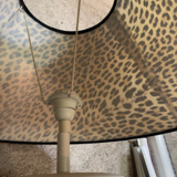 Vintage leopard table lamp
