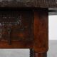 Spanish Oak Side Table or Console, 17th Century