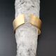 Applique vintage 1960 bronze & verre