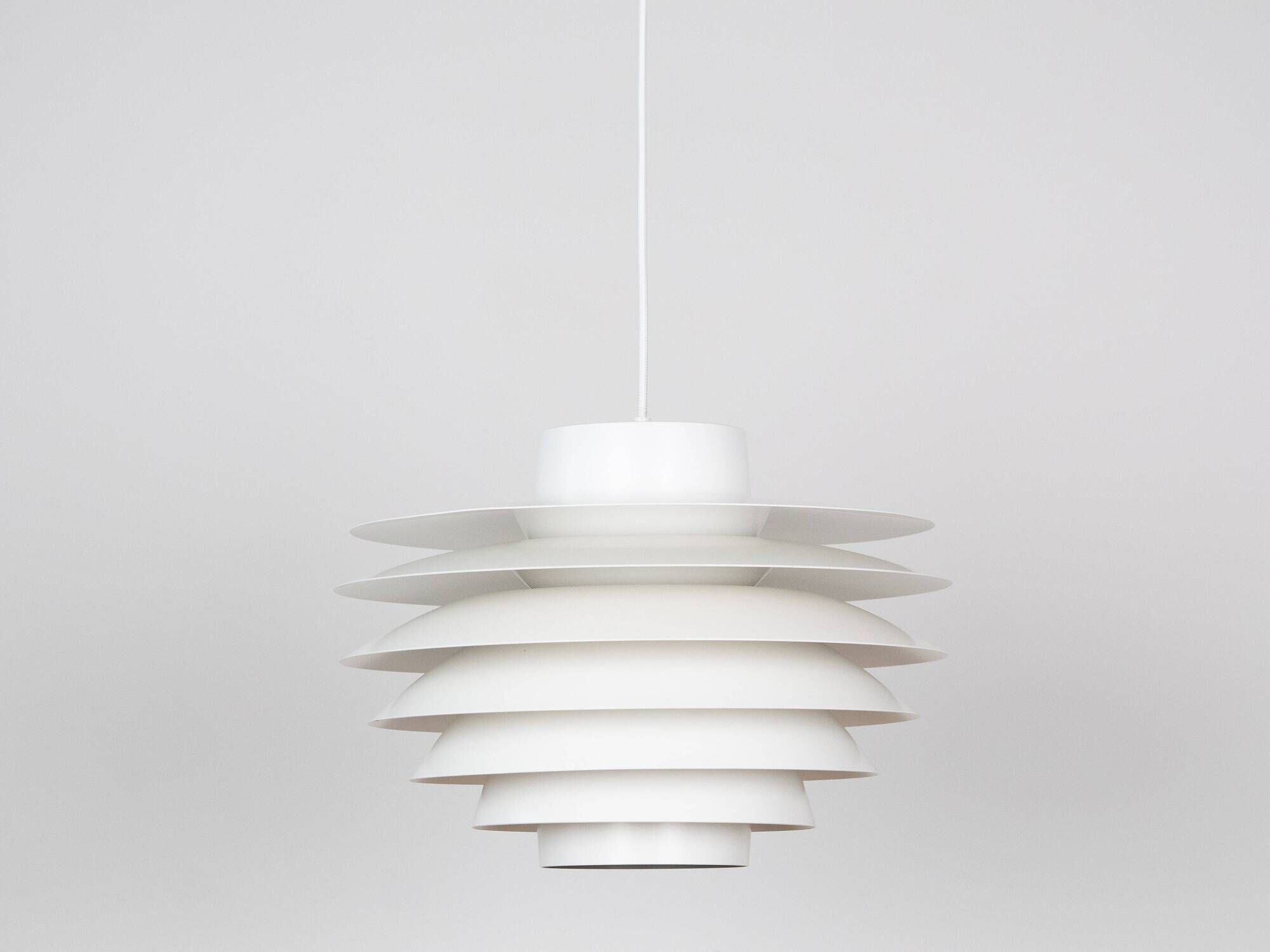 Lampe suspendue vintage danoise Verona par Svend Middelboe, Lyfa, 1962