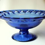 Grand bol de service en verre - vintage