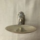 Metal soap dish