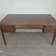 Very large oak center desk from the Art Deco period circa 1930