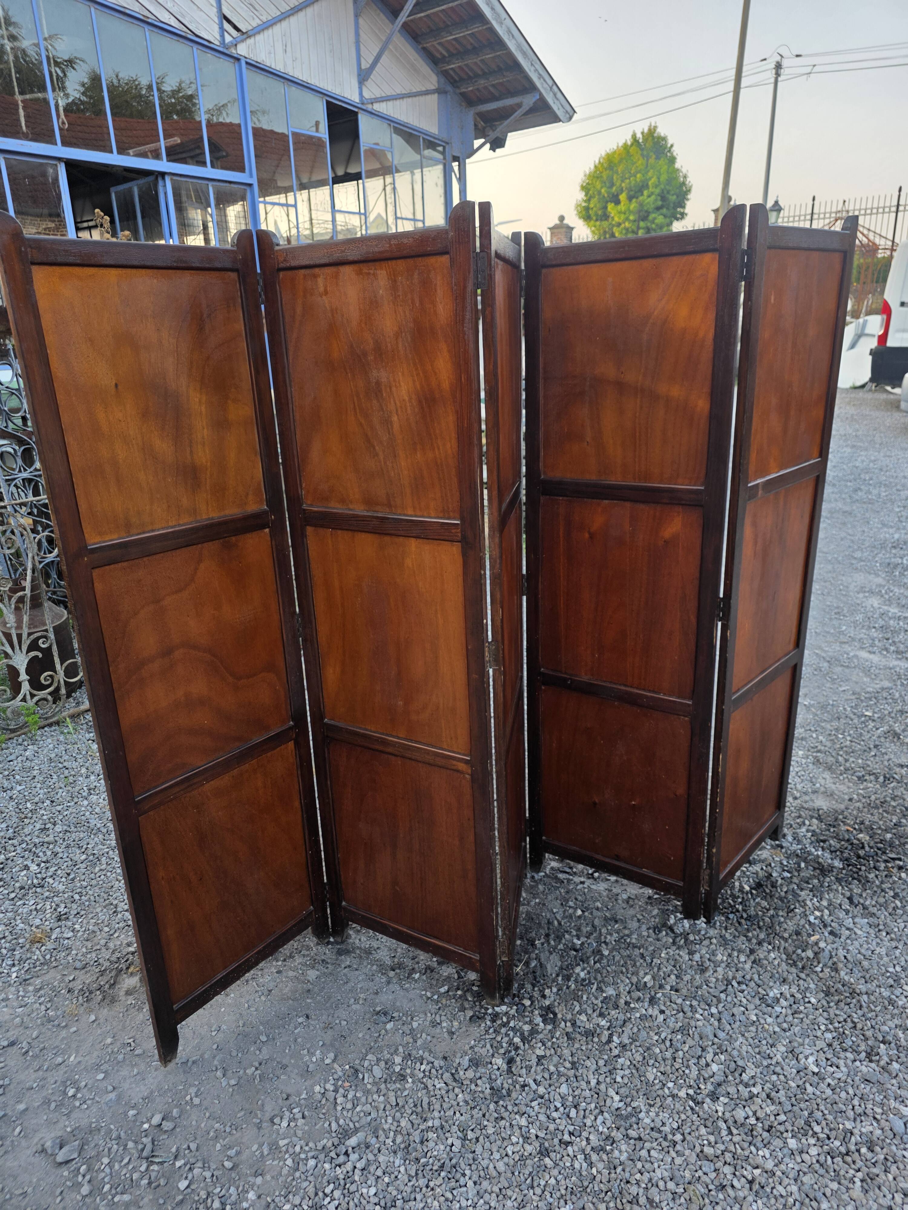 Paravent ancien 5 vantaux