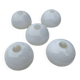 Lot de 5 opalines blanches