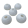 Lot de 5 opalines blanches
