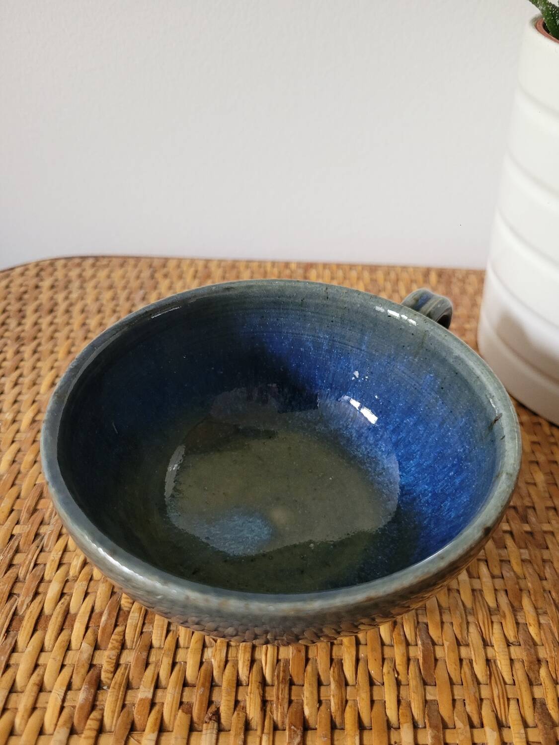 Glazed stoneware ristretto cup