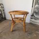 Round rattan table
