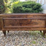 Old wooden planter